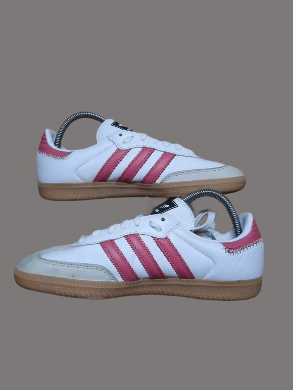 Adidas Women's Size 8 Samba OG Originals White Rose Sneakers JI2013 (#2694) - Picture 7 of 15